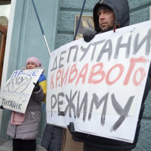 Житомирский Евромайдан пикетировал горсовет. ФОТО