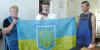 Підприємцям Коростишівського м’ясного павільйону волонтери подарували бойовий прапор з передової